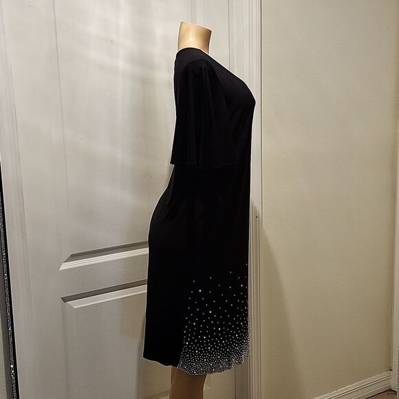 BRAND NEW MSK SHORT SLEEVE BEADED SHIFT DRESS - PLUS - Picture 6 of 16